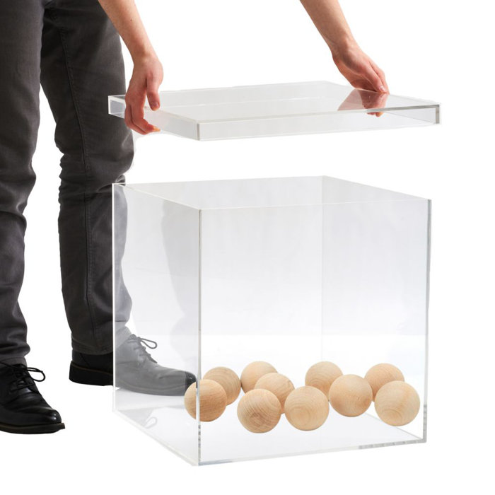 Hiddin Clear Acrylic Toy Box Wayfair